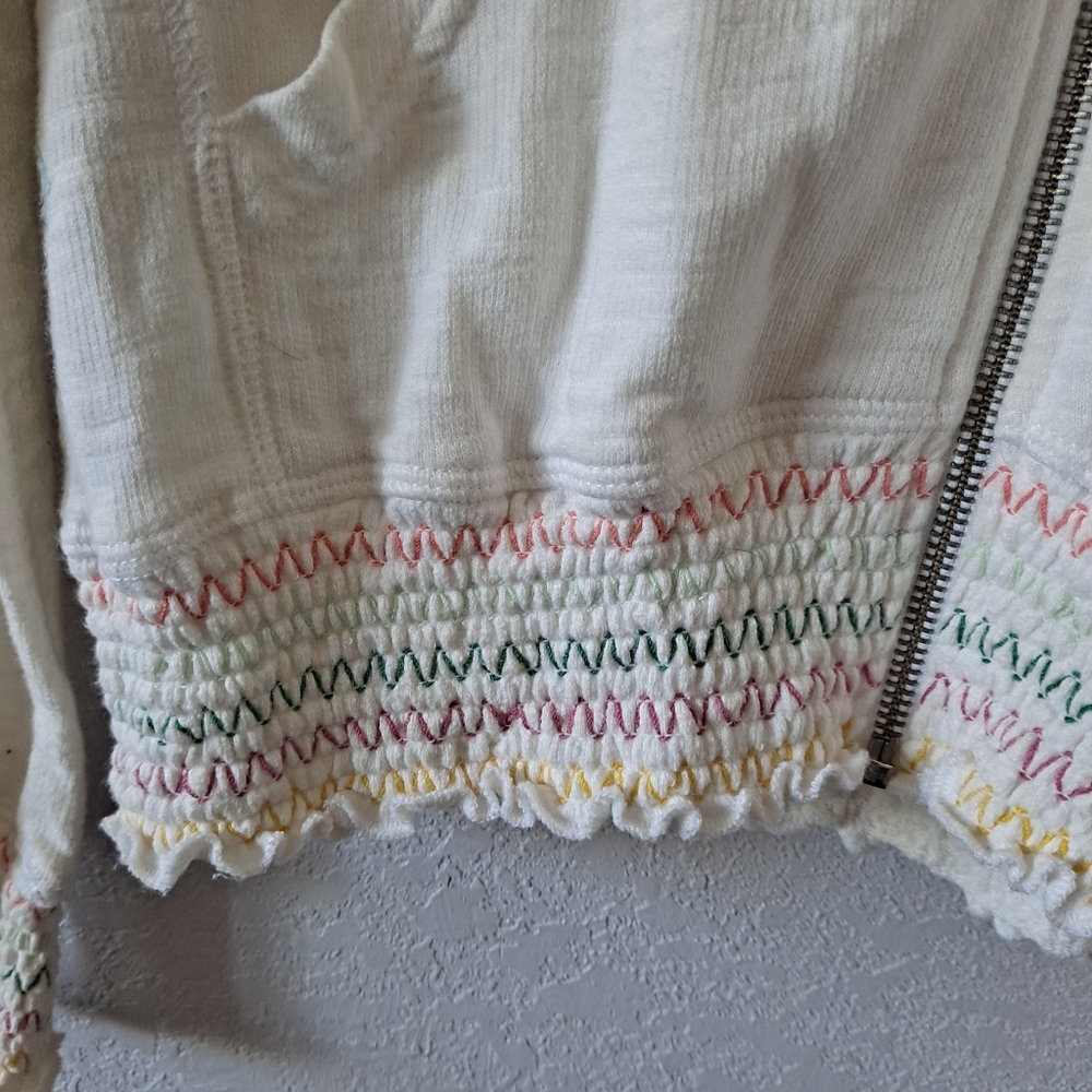 The North Face White embroidered sweatshirt - Picture 5 of 9